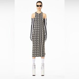 Marc Jacobs Monogram Racer Rib Dress